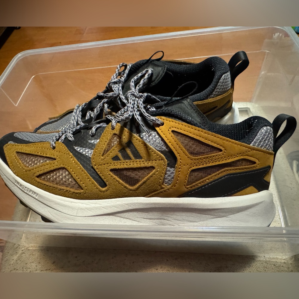 Adidas Black and Brown Sneakers